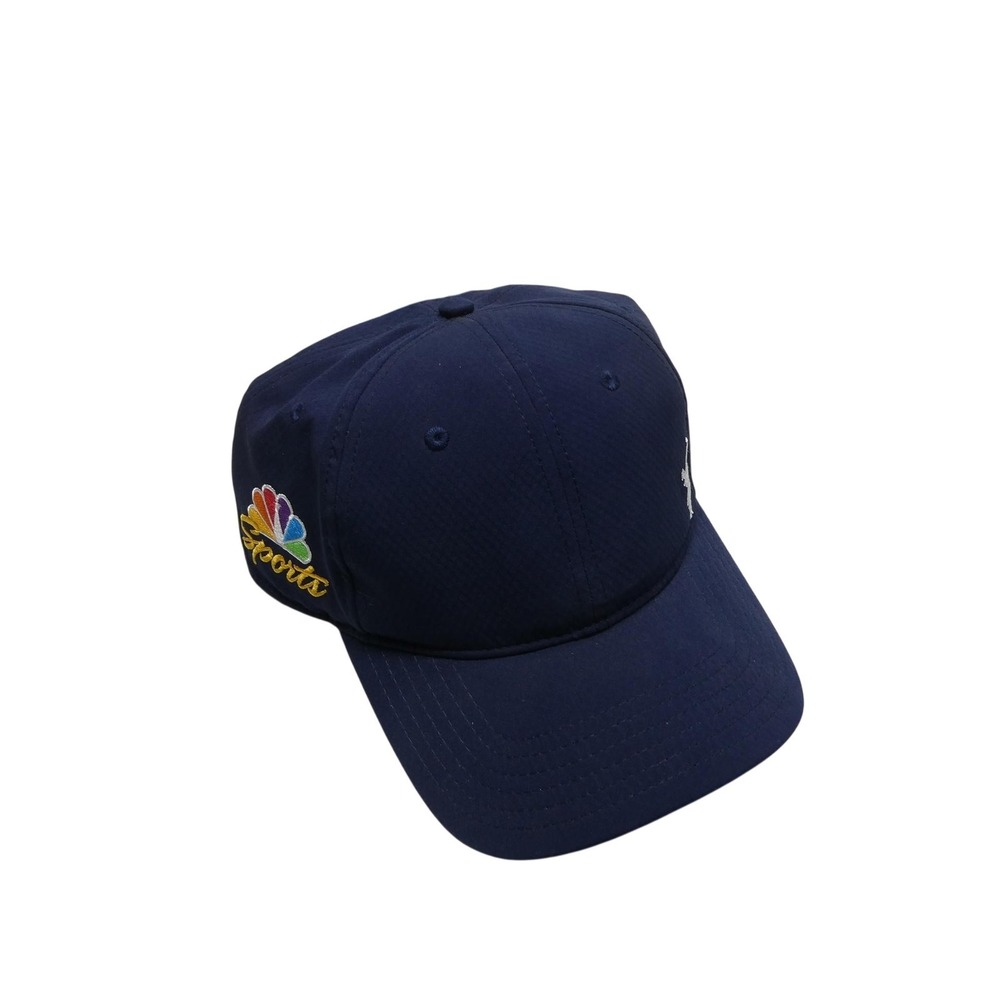 Under Armour Hat Cap Strap Back One Size Blue NBC Sports Golf Mens